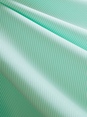 Pin-Stripe Quarter Zip with Hood