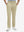 Front lower body shot of model wearing khaki straight fit lightweight dress golf pants