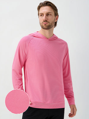 Pin Stripes Lightweight Hoodies Sweatshirts with Pockets