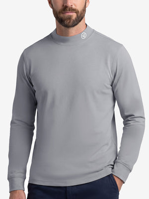 Warm Brushed Mock Neck Golf T Shirts