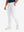 Front lower-body view of model in white  stretch quick dry casual golf pants with 4 pockets
