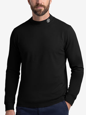 Warm Brushed Mock Neck Golf T Shirts