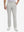 Front lower body shot of model wearing light gray straight fit lightweight dress golf pants