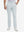 Front lower body shot of model wearing newport blue straight fit lightweight dress golf pants
