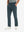 Front lower-body view of model in grey blue stretch quick dry casual golf pants with 4 pockets
