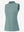 3d rendering of dusty blue women's moisture-wicking mock neck sleeveless golf tops