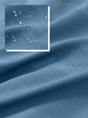 Sudaderas con capucha Q-Zip de manga corta en relieve resistentes al agua