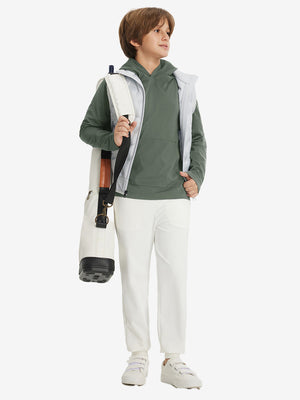 Youth Long Sleeve Hoodied with Kangaroo Pocket
