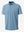 3D render of the misty blue ventilated pique performance polo, displaying the garment structure and design clearly