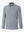 3D view of the navy long sleeve pique polo, emphasizing its modern fit and practical features.