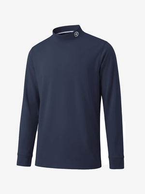 Warm Brushed Mock Neck Golf T Shirts