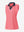 3d rendering of pink women's collared v neck quick dry tank tops