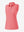 3d rendering of pink women's 4 buttons golf polo shirts