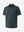 3d view of garment in dark gray of nylon blend casual jacquard polo shirts.
