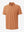 3d render of orange adobe reflective performance reflective checked collar golf shirt