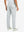 Back view of glacier grey quick dry casual dress pants, golf glove tucked in rear pocket for sporty touch.
