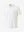 3d view of garment in white of nylon blend casual jacquard polo shirts.