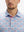 Front view from nose to chest of model wearing colorful graffiti performance quick dry print golf polos