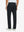 Rear lower leg view of Water Repellent 8 Pockets Pants in BLACK，showing fabric texture and fit.