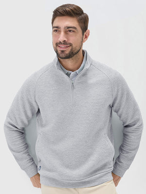 Textured Heather Cozy Quarter Zip