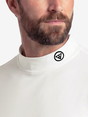 Warm Brushed Mock Neck Golf T Shirts