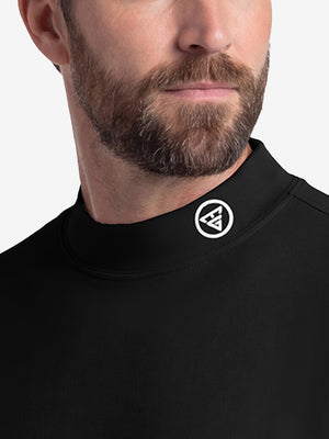 Warm Brushed Mock Neck Golf T Shirts
