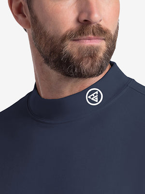 Warm Brushed Mock Neck Golf T Shirts