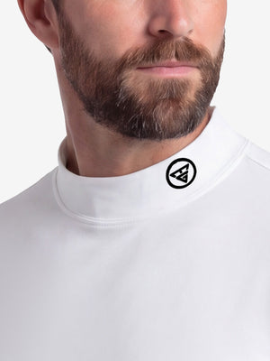 Warm Brushed Mock Neck Golf T Shirts