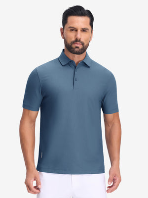 Polos de golf con cuello y textura de gofre Dry Fit