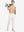Full body front view of model wearing Water Resistant Comfy Fleece Golf Joggers in oyster grey