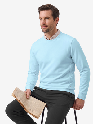 Ultra-Comfort Velour Lining Crew-Neck Sweatshirts