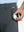 Golf ball sliding into pocket of Quick Dry Casual Shorts in Dark Grey, practical sports detail.