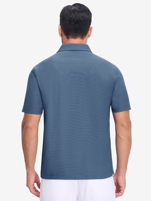 Polos de golf con cuello y textura de gofre Dry Fit