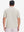 Back upper body shot of model wearing oyster gray dry fit waffle textured collared golf shirts