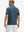 Back half body shot of model wearing dolphin grid performance reflective checked collar golf shirt