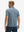 Back upper body view of model in Performance quick dry print golf polos with subtle camo fragments tone