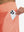 Detail view of side pocket on peach pink women's stretch a-line golf skort with 7 pockets