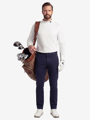 Warm Brushed Mock Neck Golf T Shirts