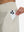 Detail view of side pocket on oyster gray women's stretch a-line golf skort with 7 pockets