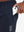 Side pocket detail with iPhone inserted on NAVY 2 in 1 Running Sports Shorts with Liner