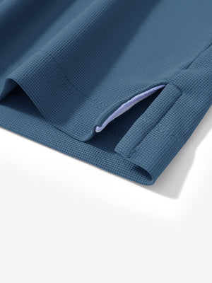 Polos de golf con cuello y textura de gofre Dry Fit