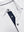 Collar and button detail close-up, ultra-comfort slim fit roma knit polo shirts in white