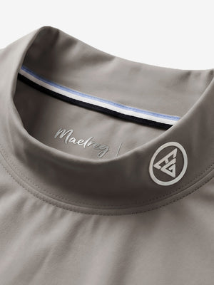 Warm Brushed Mock Neck Golf T Shirts