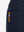 Side detail of navy high waist built-in short a-line golf skirt with 5 pockets