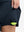 Detail view of inner pocket on navy blue women's high waisted golf skirts with 4 inner pockets