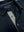 Collar and button detail close-up, ultra-comfort slim fit roma knit polo shirts in navy