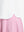 Detail view of hem on white women's 5 buttons collared polo shirts