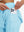Detail view of side pocket on lake green women's gym golf shorts with liner pocket