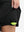 Detail view of inner pocket on black women's high waisted golf skirts with 4 inner pockets
