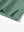 Detail view of hem on green grey dry fit waffle textured collared golf shirts